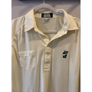 VTG 90s Disney Golf Mickey Polo PRO Collection‎ Yellow Shirt Sz XL